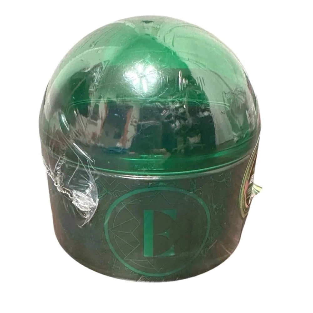 NWT Target Bullseye Playground Wicked Green Elphaba Witch Glass Container